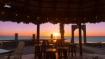 Spending a memorable evening at the large beachside palapa San Felipe